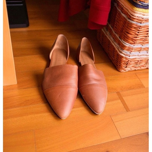 Able (Local + Global) Leather Flat D'Orsay Women's US Sz 7.5 Floor Model - Picture 2 of 16